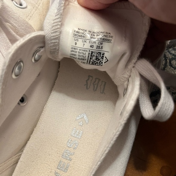 Chucks all star converse “wedding bling” low cut shoes - Picture 7 of 8